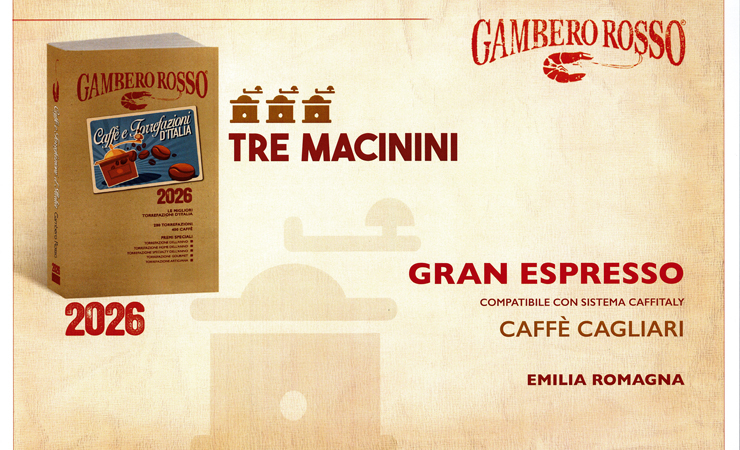 La miscela Gran Espresso in capsule Caffitaly System premiata da Gambero Rosso